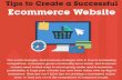 9 Tips on Creating a Successful Ecommerce Website
