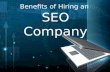 Benefits of Hiring an SEO Company