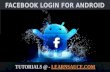 Facebook login for Android tutorial