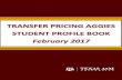 Transfer Pricing Aggies Student Profile Book (Feb 11, 2017)