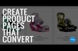 Create Product Pages That  Convert