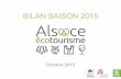 Alsace Ecotourisme - Bilan 2015