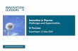 Innovation in pharma - Challenges and Opportunities - 3 May 2016