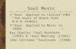 Soul: Motown and Mephis