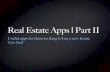 Tyler Sheff | Real Estate Apps Part II