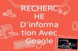 Introduction à la recherche d'information avec google