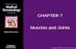 chapter 07 muscles and joints
