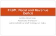 FRBM, Fiscal and Revenue Deficit