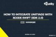 How to integrate unityads with xcode swift(ads 2.0)