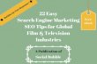22 easy search engine marketing seo tips for global film & television industries