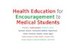 Health Education for Encouragement to Medical students