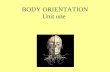 Body orientation