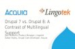 Drupal 7 vs. Drupal 8: A Contrast of Multilingual Support