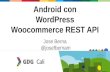 Android word press + woocommerce rest api