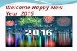 Welcome Happy New Year 2016