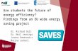 Are students the future of energy efficiency: Findings from an EU wide energy saving project