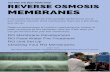 Getting the Best From your Reverse Osmosis Membranes