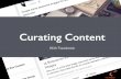 Curating Content with Facebook