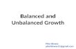 Balace Unbalance Growth