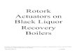 Rotork Actuators on Black Liquor Recovery Boilers