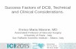 Success Factors of DCB, Technical and Clinical Considerations