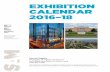 2016–2018 Exhibition Calendar