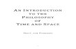 AN INTRODUCTION TO THE PHILOSOPHY TIME AND SPACE