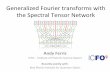 Generalized Fourier transforms with the Spectral Tensor Network