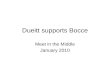 Dueitt Supports Bocce