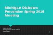 Michigan Diabetes Prevention Updates-March 2016