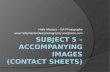 Subject 5 - Contact Sheets
