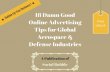 18 damn good online advertising tips for global aerospace & defense industries