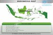 Editable indonesia power point map with capital and flag templates slides outlines region
