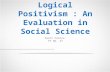 Logical Positivism in Social Sciences