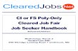 Poly-Only Cleared Job Fair Job Seeker Handbook March 2, 2016, BWI, MD