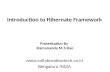 Introduction to Hibernate Framework