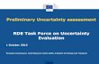 Preliminary Uncertainty assessment RDE Task Force on Uncertainty ...