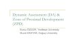 Dynamic Assessment (DA) & Zone of Proximal Development (ZPD)