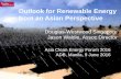 Outlook for Renewable Energy from an Asian Perspective