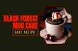 Black Forest Mug Cake - Easy Recipe