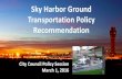 Sky Harbor Ground Transportation Policy Recommendation