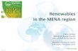 Renewables in the MENA region