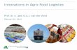 Innovations in Agro-Food Logistics