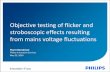 Objective testing of flicker and stroboscopic effects resulting from ...
