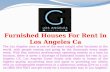 Furnished houses for rent in los angeles ca