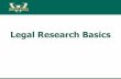 Legal Research Basics