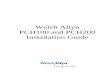 Welch Allyn PCH100 and PCH200 Installation Guide