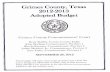 Grimes County, Texas 2012-2013 Adopted Budget