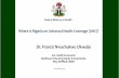 Where is Nigeria on Universal Health Coverage (UHC)?