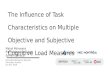 The Influence of Task Characteristics on Multiple Objective and Subjective Cognitive Load Measures (Gmunden Retreat on NeuroIS 2016)